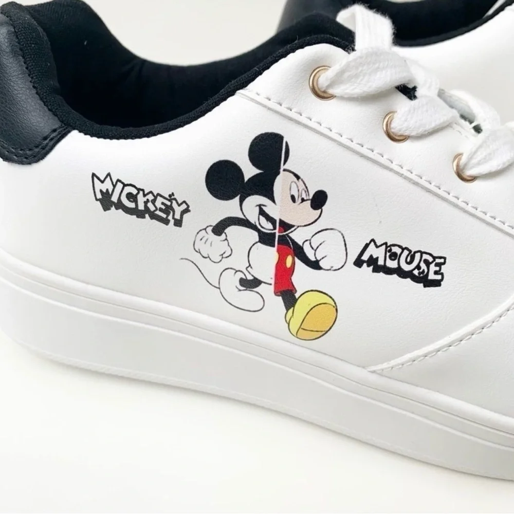 Disney Mickey Mouse Black and White Women’s Sneakers - Picture 6 of 11